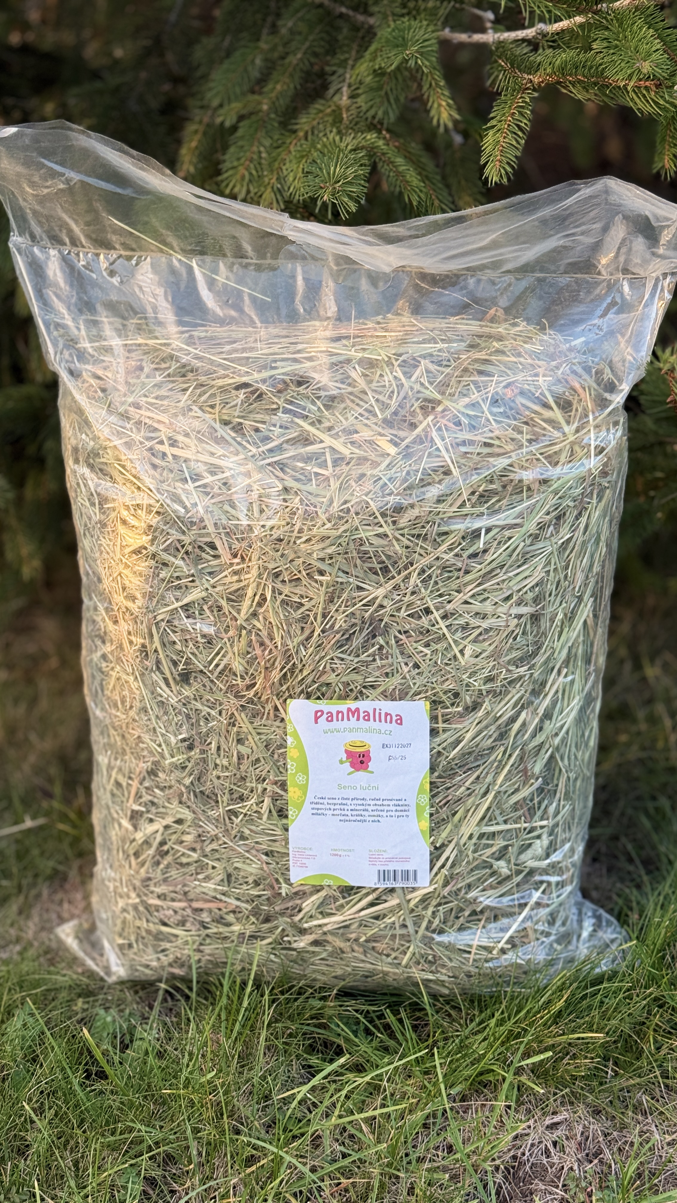 Luční seno - Pan Malina 1,2kg