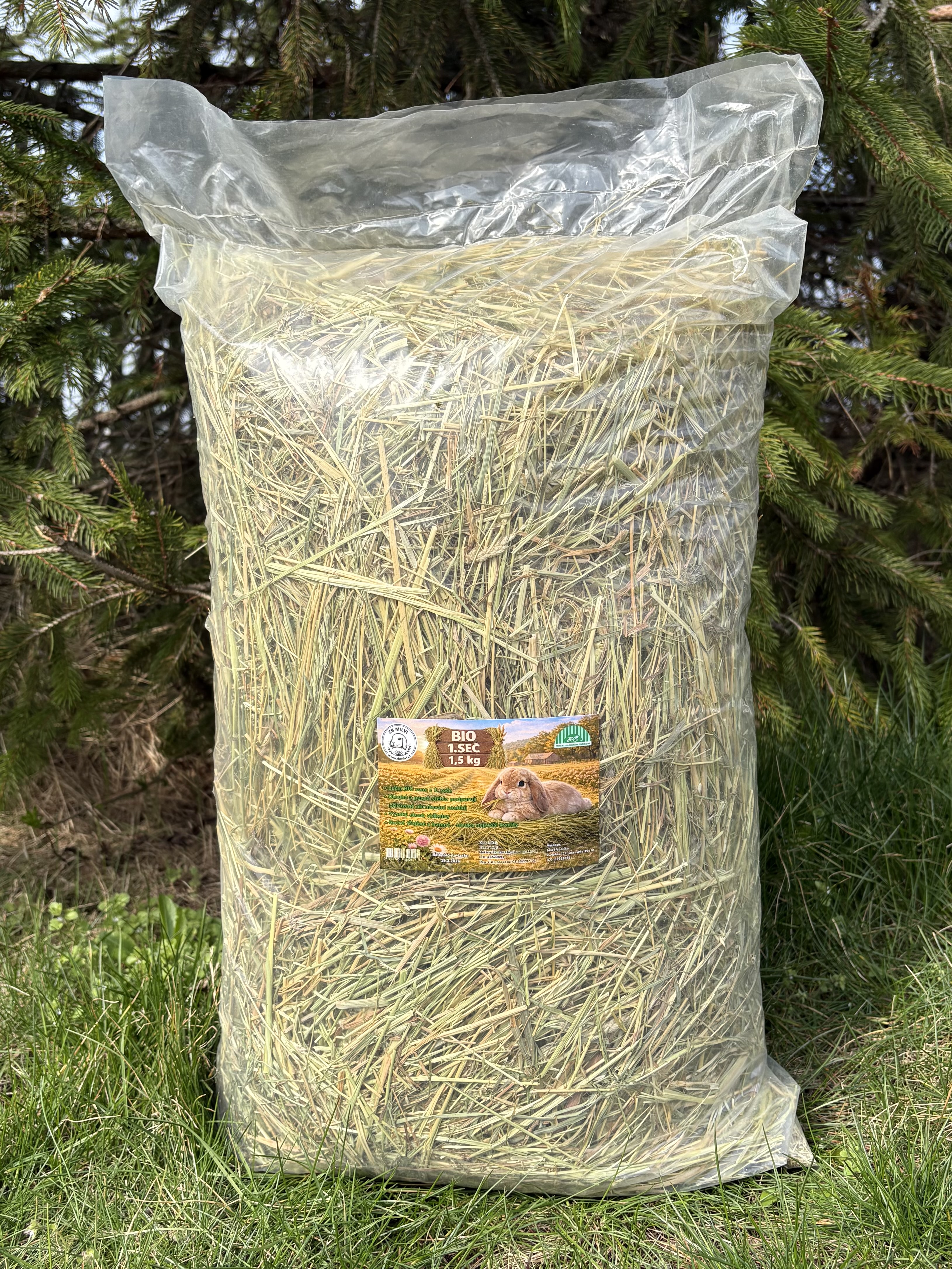 Luční seno BIO kvality – první seč 1,5kg