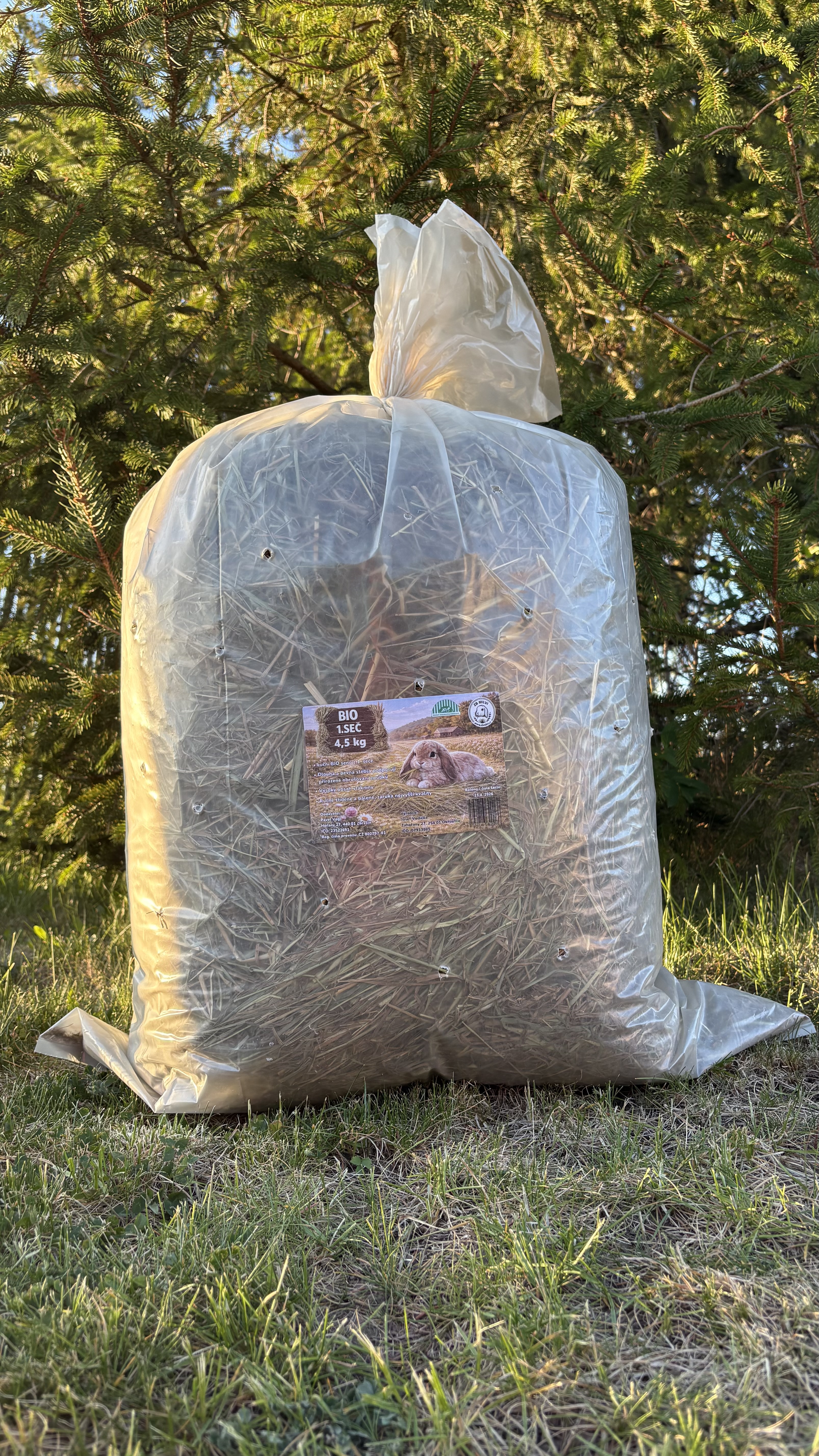 Luční seno BIO kvality – první seč 4,5kg
