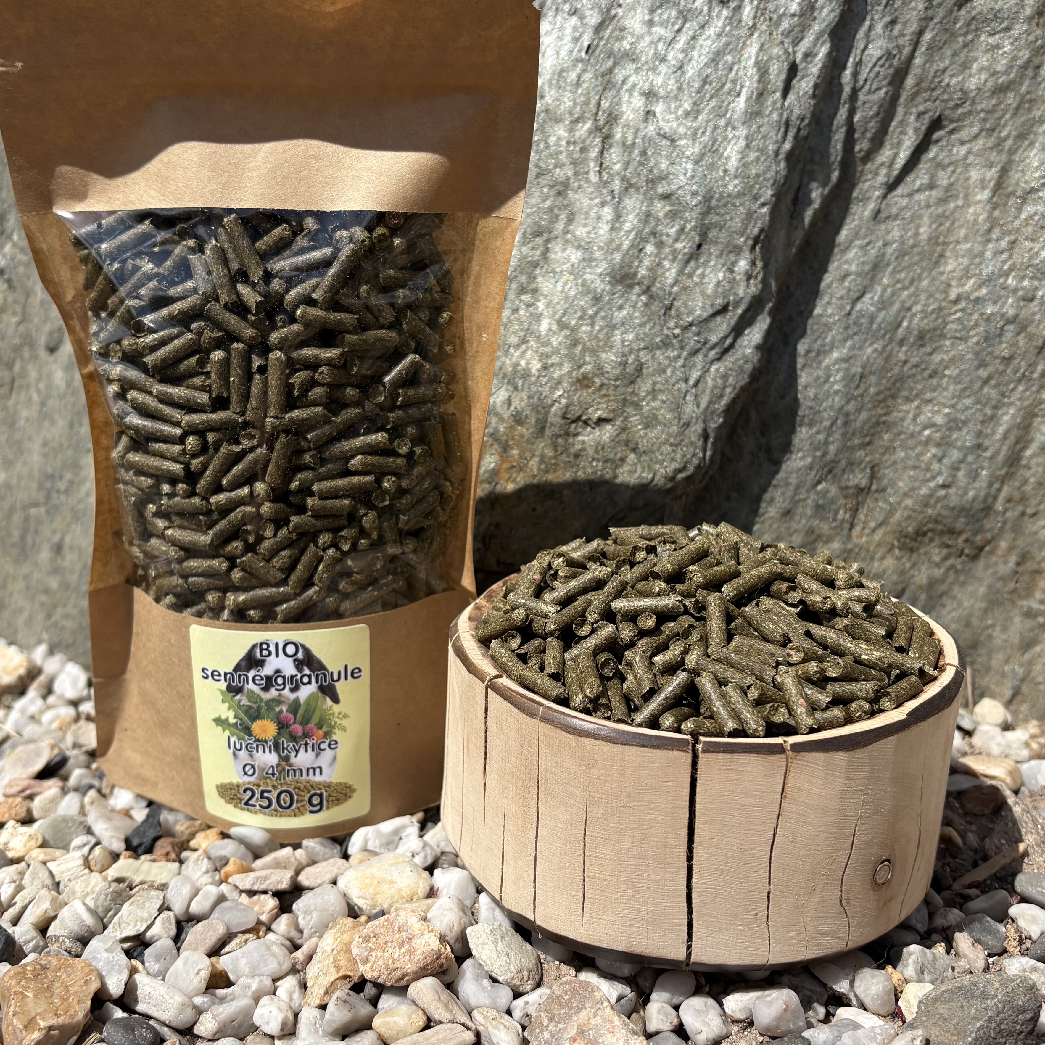 Senné granule LUČNÍ kytice Ø 4 mm 250g