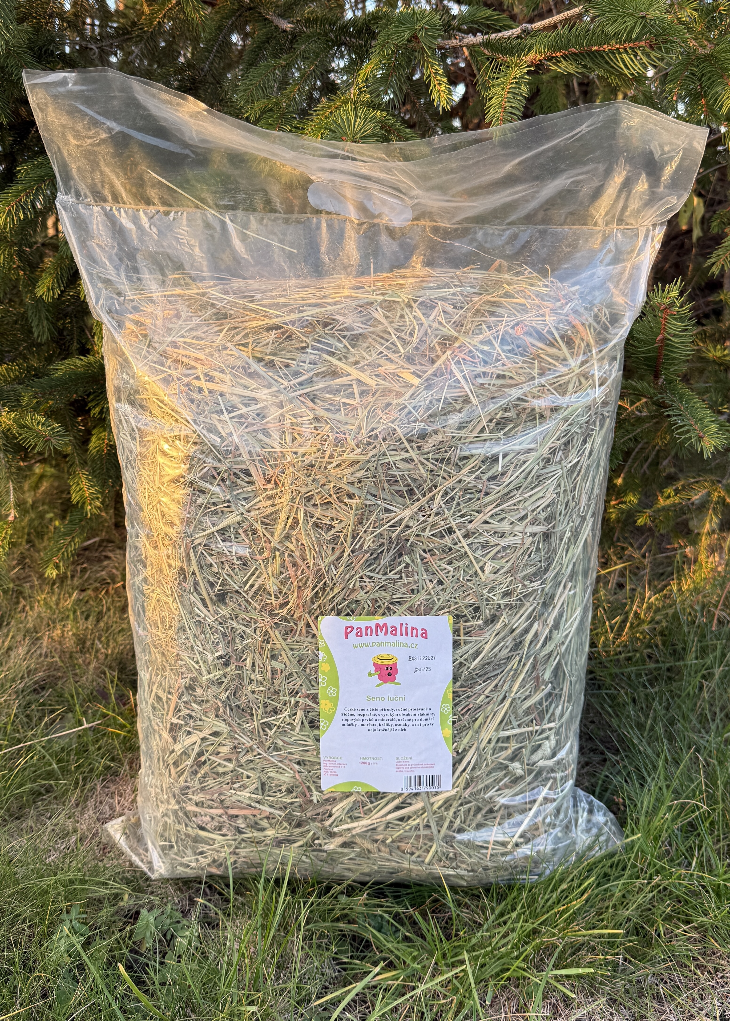 Luční seno - Pan Malina 1,2kg