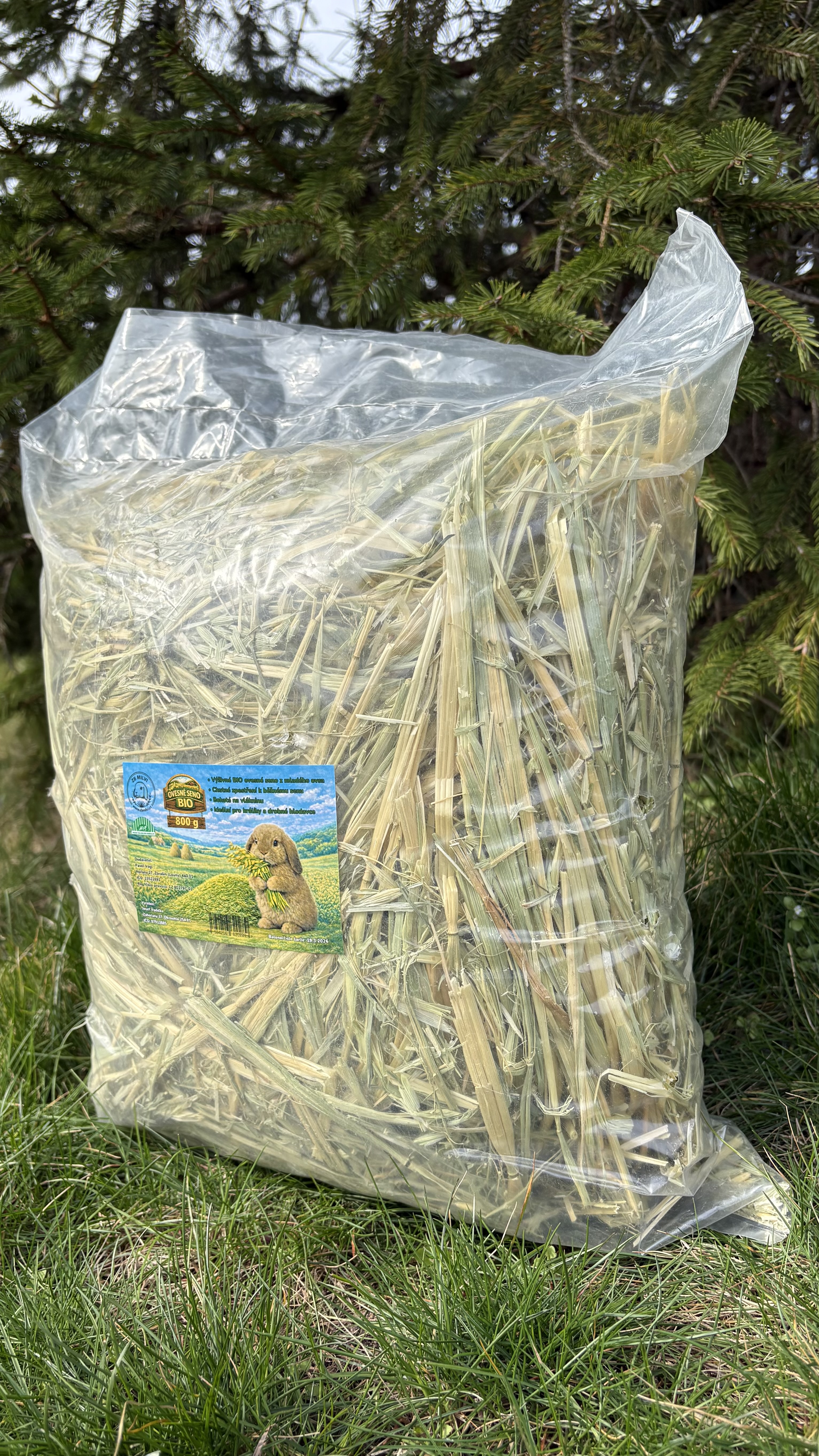Ovesné seno v BIO kvalitě 800g